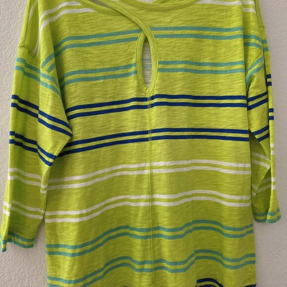 T by Talbots Cross Back Top Women's L Petite - Picture 2 of 6